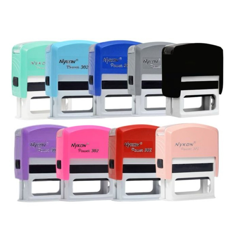 Carimbo Nykon 302 - Personalizado 1,4x3,8cm