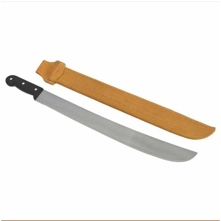 Bainha de Couro Legítimo Para Facão 10 a 22 Polegadas Artesanal