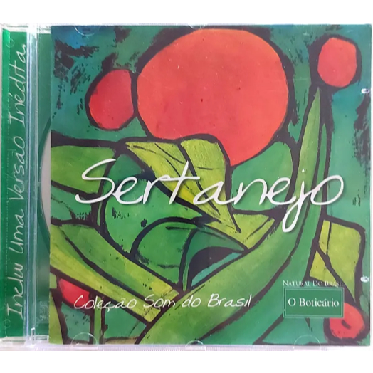 Cd Sertanejo 2001 Coleção Som Do Brasil O Boticário INCLUI UMA VERSÃO INÉDITA IMPECÁVEL