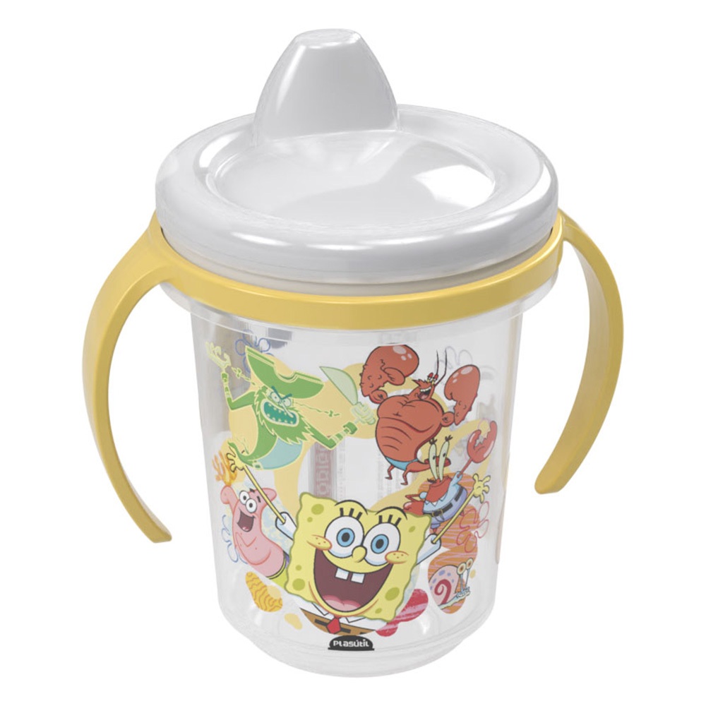 Caneca Trio Bob Esponja de transição 330 Ml