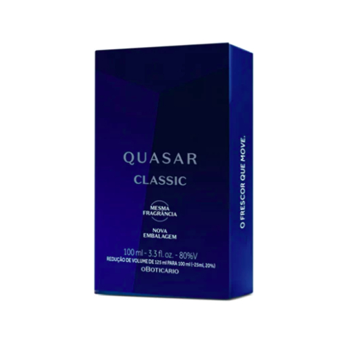 Colônia Quasar Classic Desodorante Colônia 100ml - Boticario