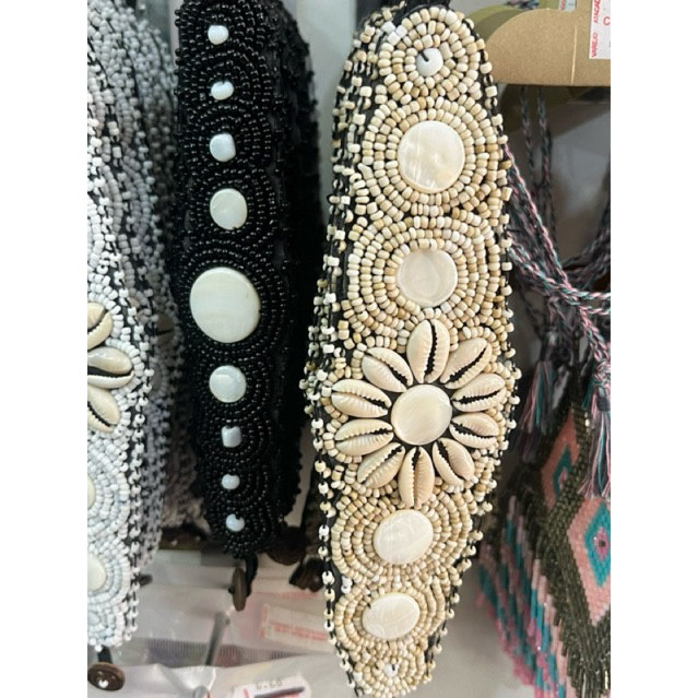 Pulseira De Couro Com Búzios Pulseira Bracelete Feminina Ajustável em Aço Alta Durabilidade