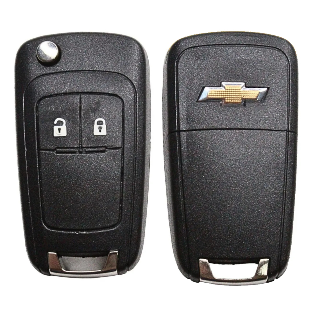 Capa Carcaça Chave 2 Botões GM Chevrolet 2012 2018 Onix Cobalt Cruze Montana Prisma Spin Sonic S10 Tracker