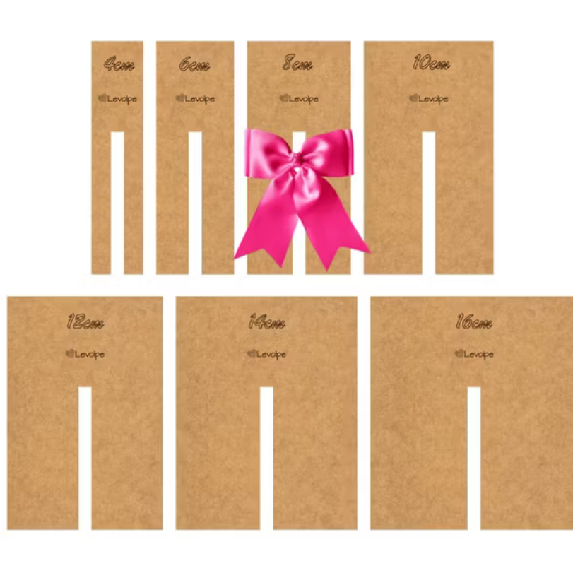Gabaritos Laço Perfeito Em Mdf 7 Medidas 4 Ao 16cm Artesanato