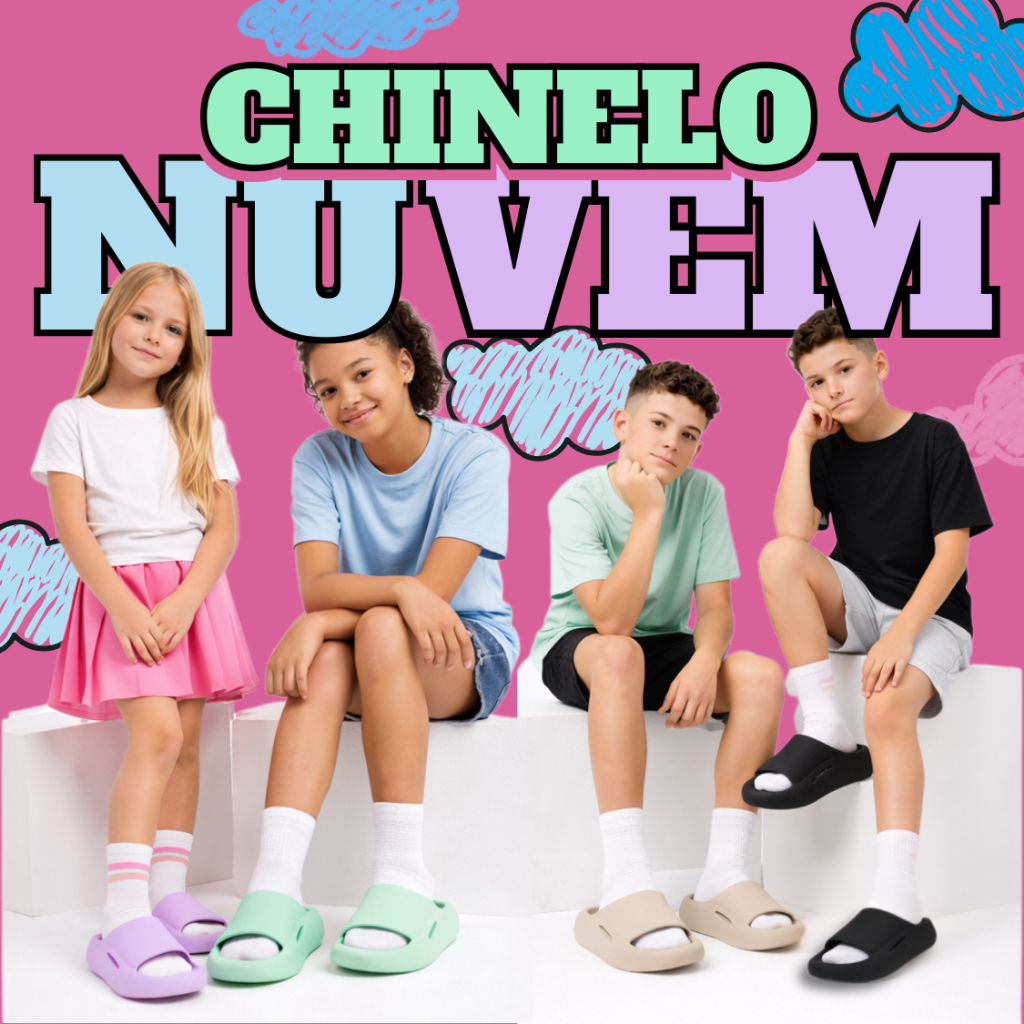 Chinelo Nuvem Infantil criança Baby Comfort Super Macio barato promoção envio imediato (21 ao 32)