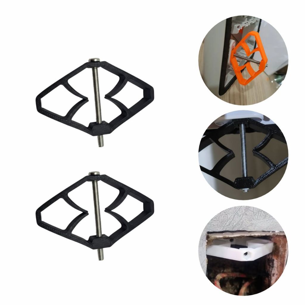 Kit Suporte Nivelador para Caixa 4x2 Salva Caixa de Luz