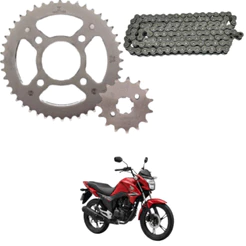 Kit Relação Tração Transmissão Com Retentor Cg Titan Fan 160 2016 2017 2018 A 2025 MODELO ORIGINAL