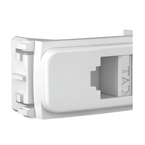Módulo Tomada Rj45 Cat 5e Composé Weg Cor Branco Branco
