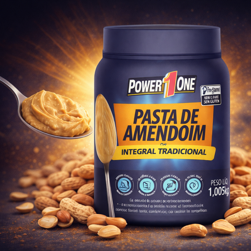 Power1One - Power One Pasta De Amendoim 1kg