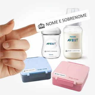 Etiquetas Escolares em Vinil Branco à Prova D'Agua 4,6x1cm em Oferta na Shopee