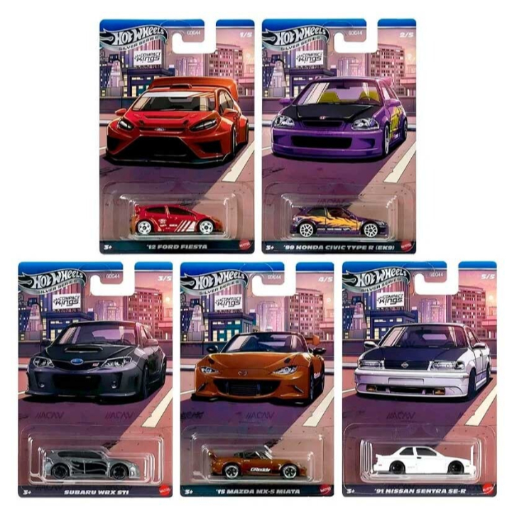 Hot Wheels Silver Series Compact Kings | Série Prata Reis Compactos GDG44 | Colecionável | 1:64 em Oferta na Shopee