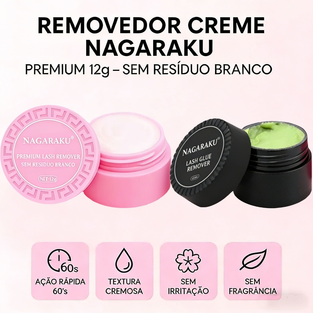 Removedor Nagaraku Pink/Jelly Remoção Rápida sem Arder