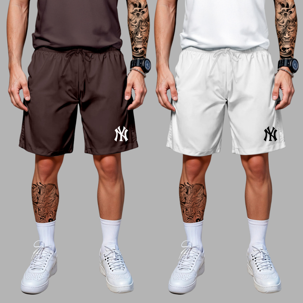 Kit 2 Bermudas Masculina P ao GG Moletom Bolsos Laterais Short Academia Moda Casual em Oferta na Shopee