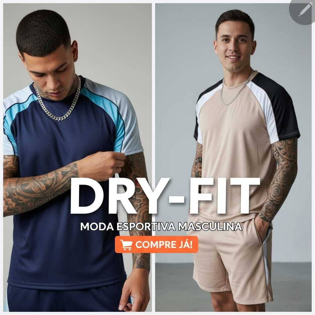 Kit Conjunto Masculino Dry Fit Moda Fitness Camisa + Short Academia Caminhada Verão