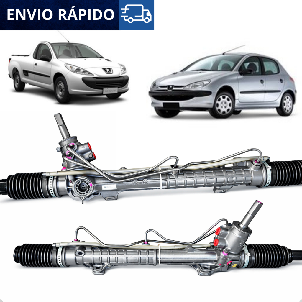 Caixa Direção Hidráulica Peugeot 206 207 Hoggar Escapade