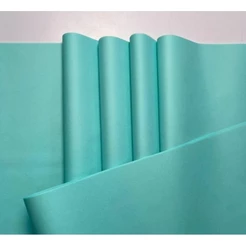 Papel de Seda TIFFANY CLARA - 50x35 pct 50 folhas ou 100 folhas, embalagem roupa,doces rococó, pipas embrulhos