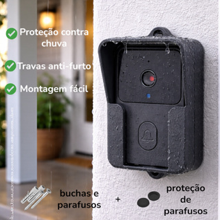 Capa Proteção para Campainha - Anti Vandalismo Anti Furto e Chuva - Tuya T23, M8 e M9 em Oferta na Shopee