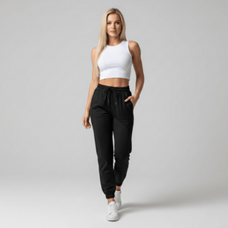 Calça Jogger Feminina Casual Esportiva Tactel Premium Cintura Elastica Estilo Conforto em Oferta na Shopee