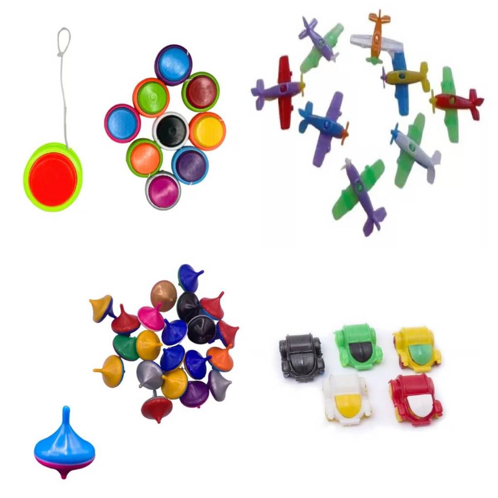 Kit 100 Mini Brinquedos Prenda Dia Criança Lembrancinha Sacolinha Surpresa Aniversário Festa 10 Anos