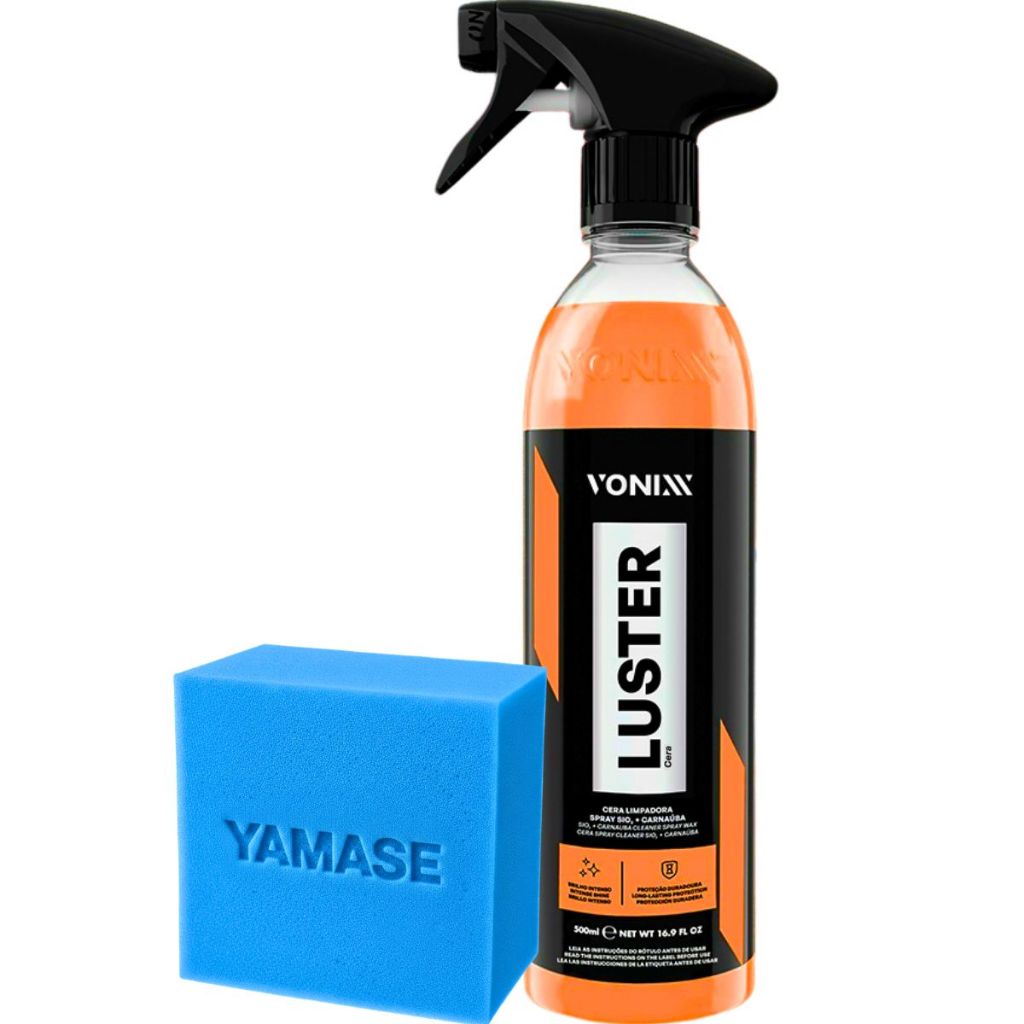 Cera 3 Em 1 de Carnaúba Limpadora Proteção E Brilho Pintura Automotiva Luster Vonixx 500ml em Oferta na Shopee