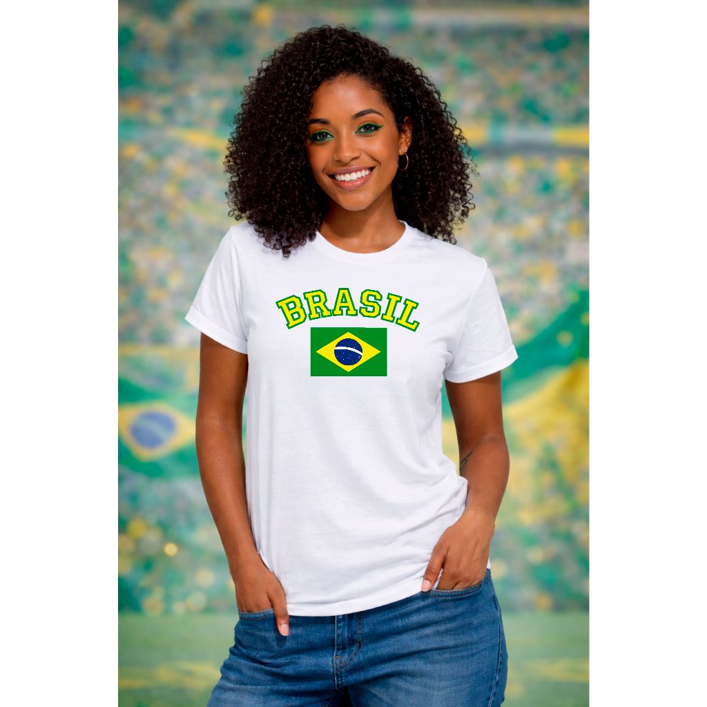Camiseta do Brasil Seleção Brasileira Feminina