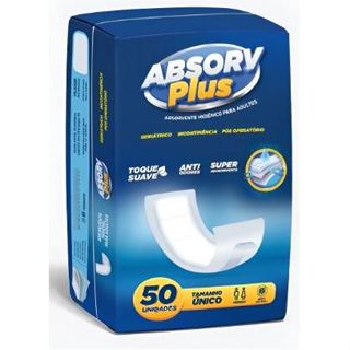 Absorvente Geriátrico Absorv Plus c/50 unidades Pós Parto em Oferta na Shopee