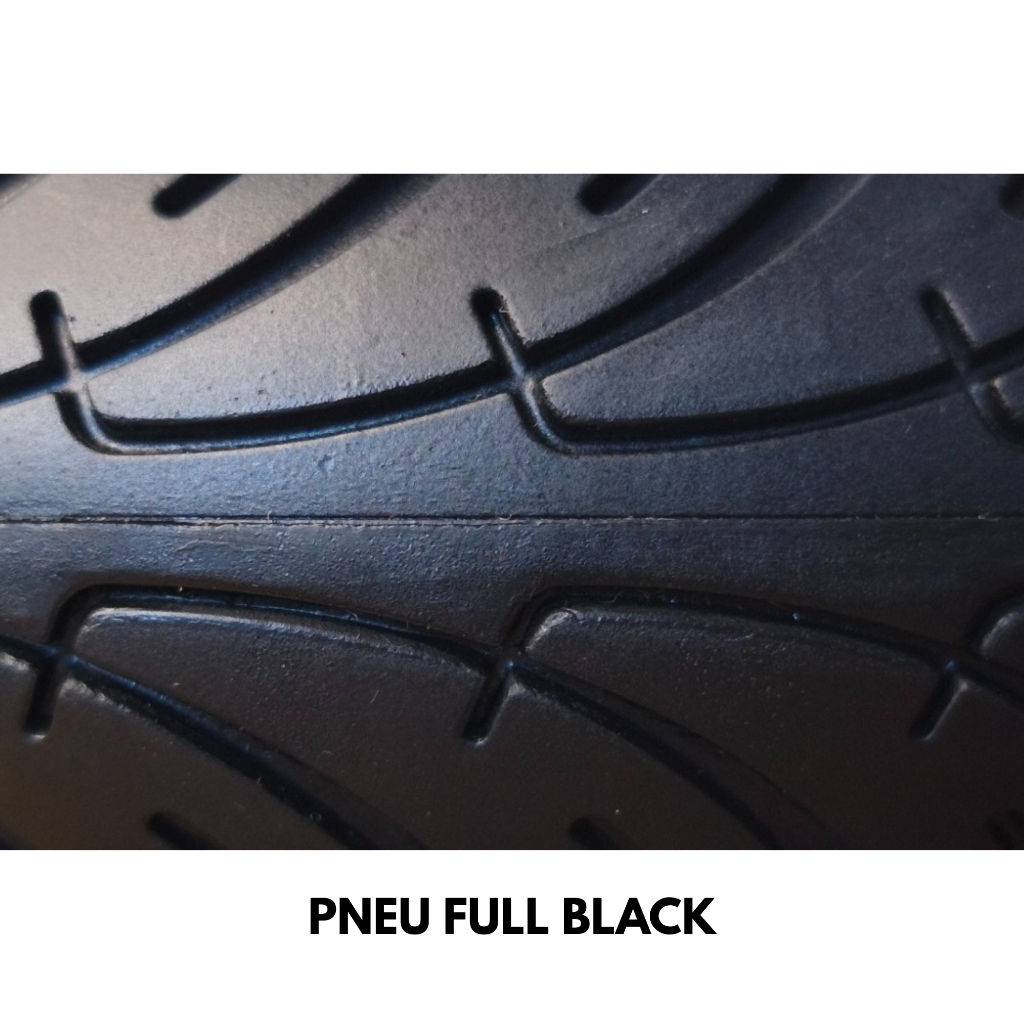 Par de pneus para patinete elétrico medida 8,5x2 polegadas pneu maciço e resistente não fura full black