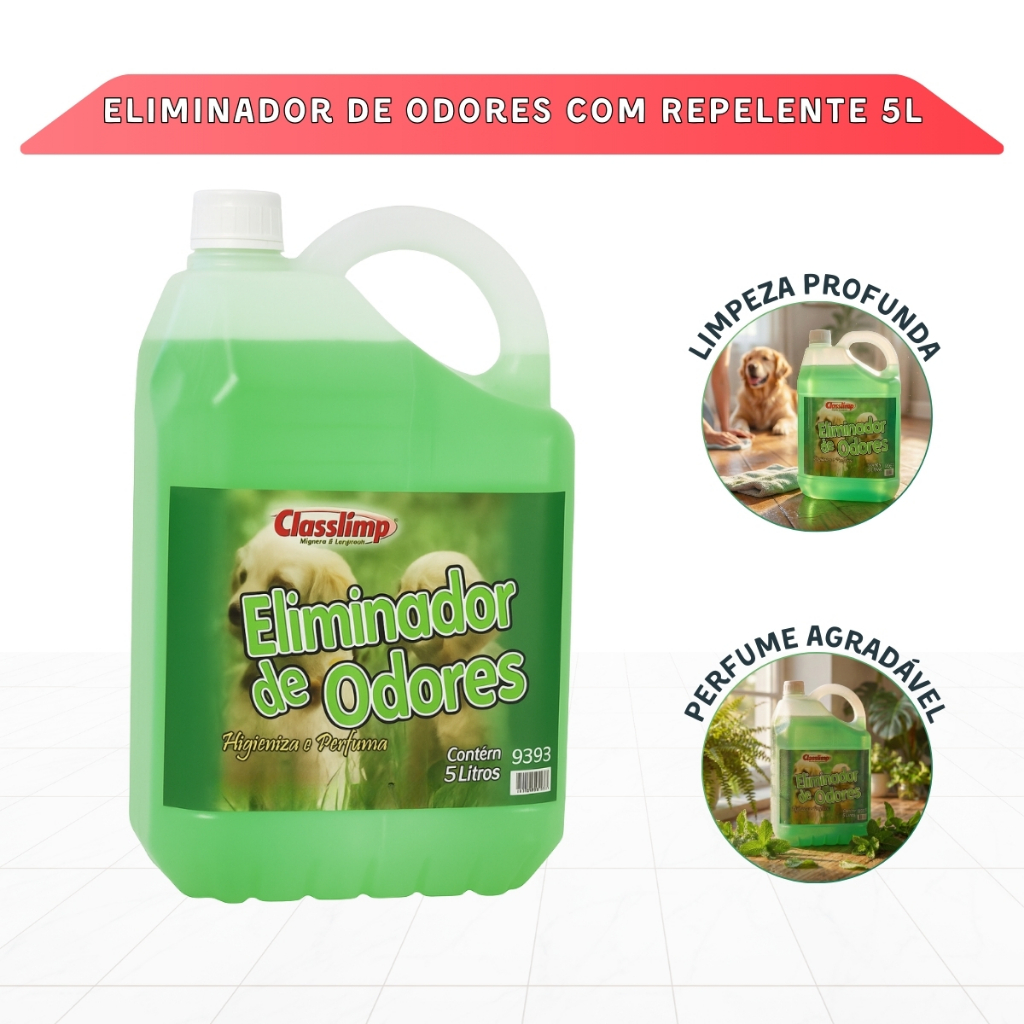 Eliminador De Odores com Repelente 5L Pet Gato Cachorro em Oferta na Shopee
