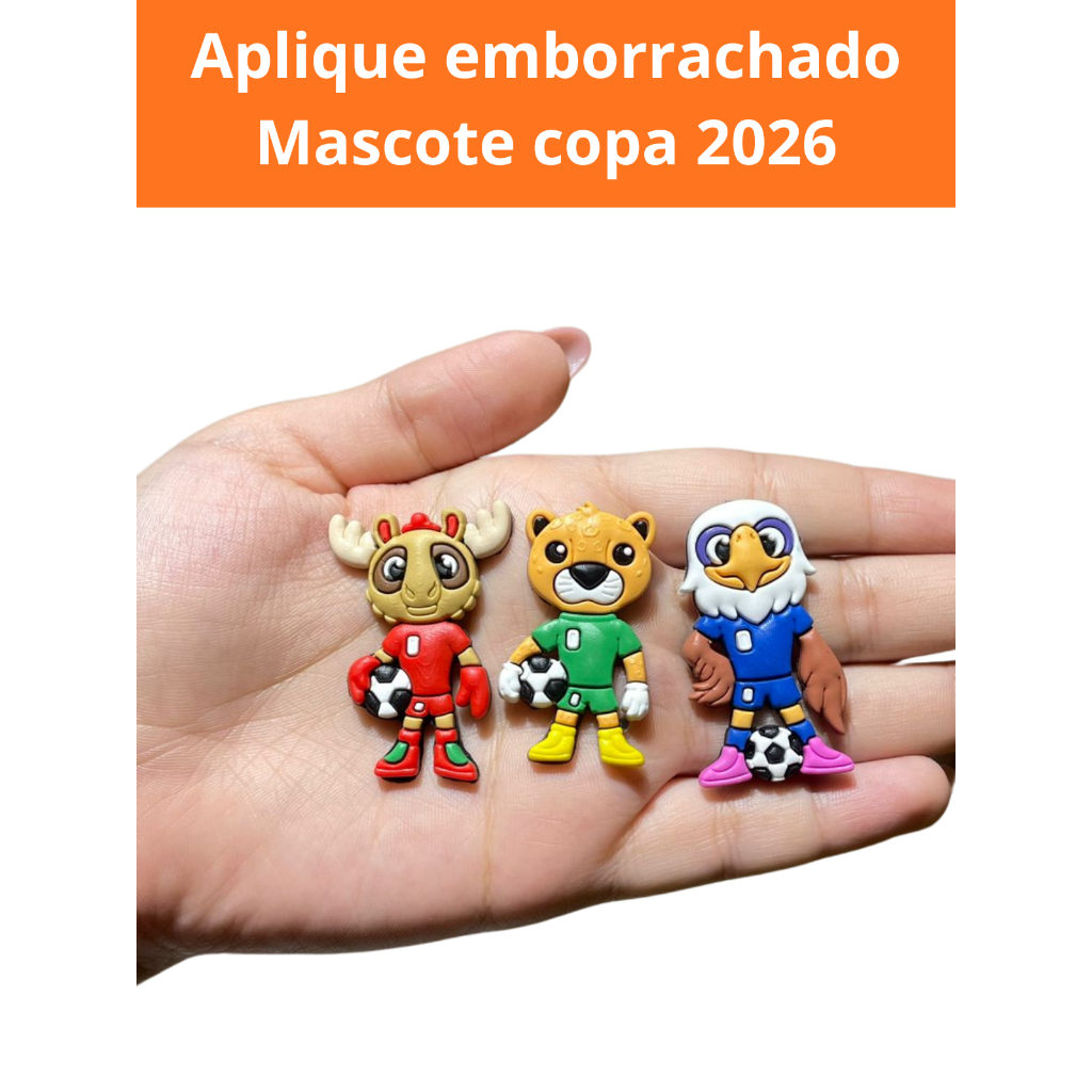 Aplique Emborrachado Copa do Mundo 2026