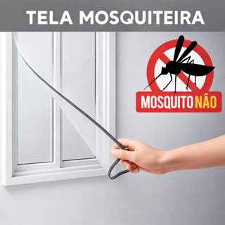 Tela Mosquiteiro – 1, 2, 3 ou 4 Unidades Para Janela com Velcro Ajustável - 1,30x1,50 e 1,50x1,80 em Oferta na Shopee