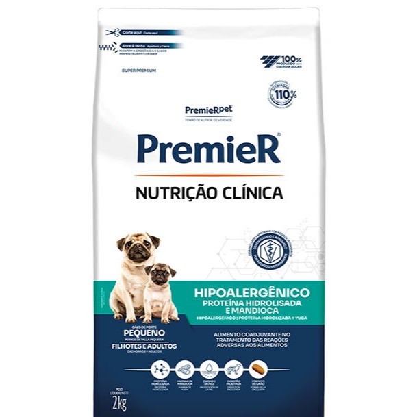 Ração Premier Nutrição Clínica Hipoalergênico Cães Adultos Pequeno Porte Mandioca 2kg em Oferta na Shopee