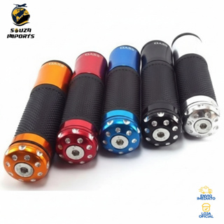 Manopla Moto Esportiva Alumínio Fan Cg Cb Ybr Fazer Yes em Oferta na Shopee