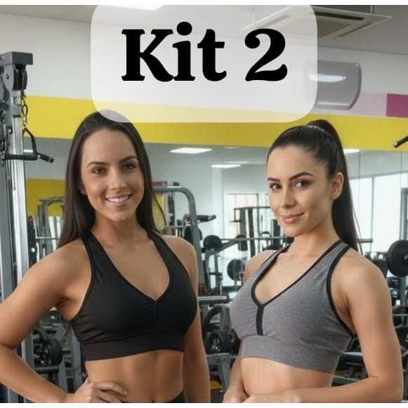 KIT SORTIDO  2 TOPS NADADOR COM BOJO em Oferta na Shopee