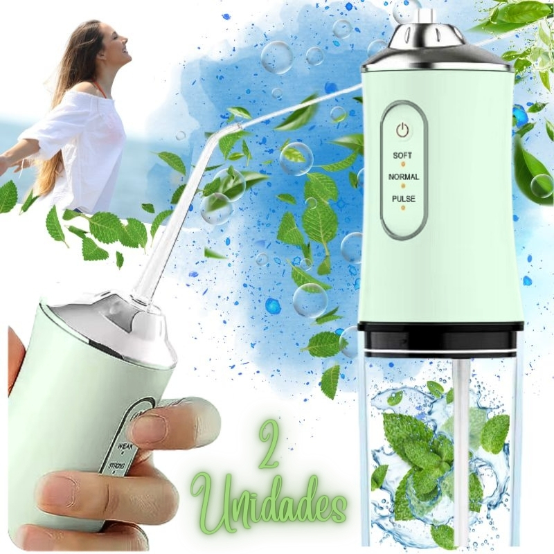 Irrigador Oral Dental Sem Fio Elétrico Recarregável para Implantes Próteses