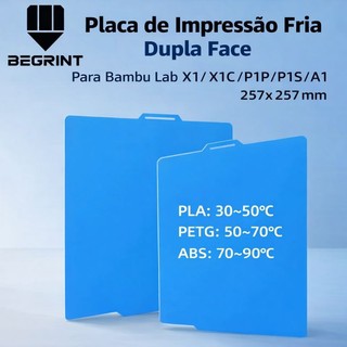 Placa Mesa Fria Para Bambu Lab A1 / A1 MINI X1 X10 P1S P1P