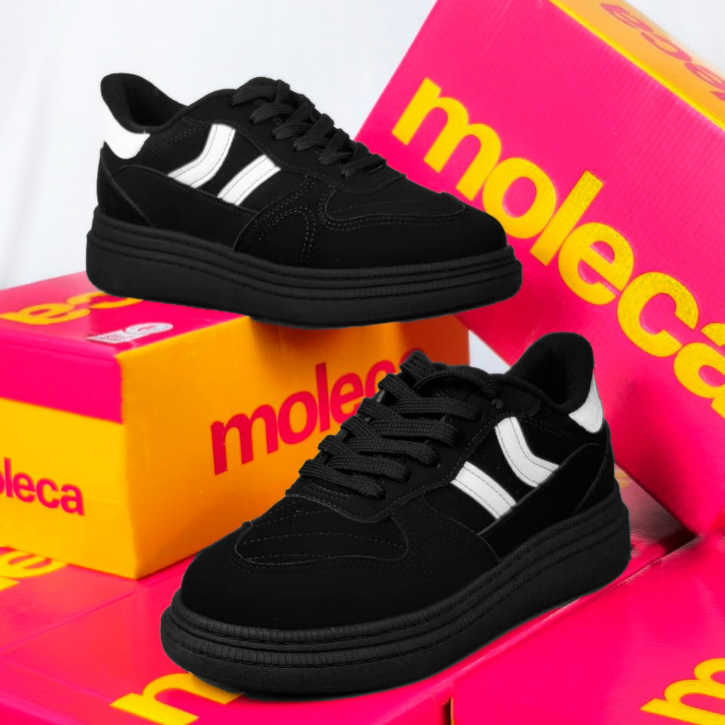 Tênis Casual Moleca Feminino Camurça Oferta Estilo 5816101 em Oferta na Shopee