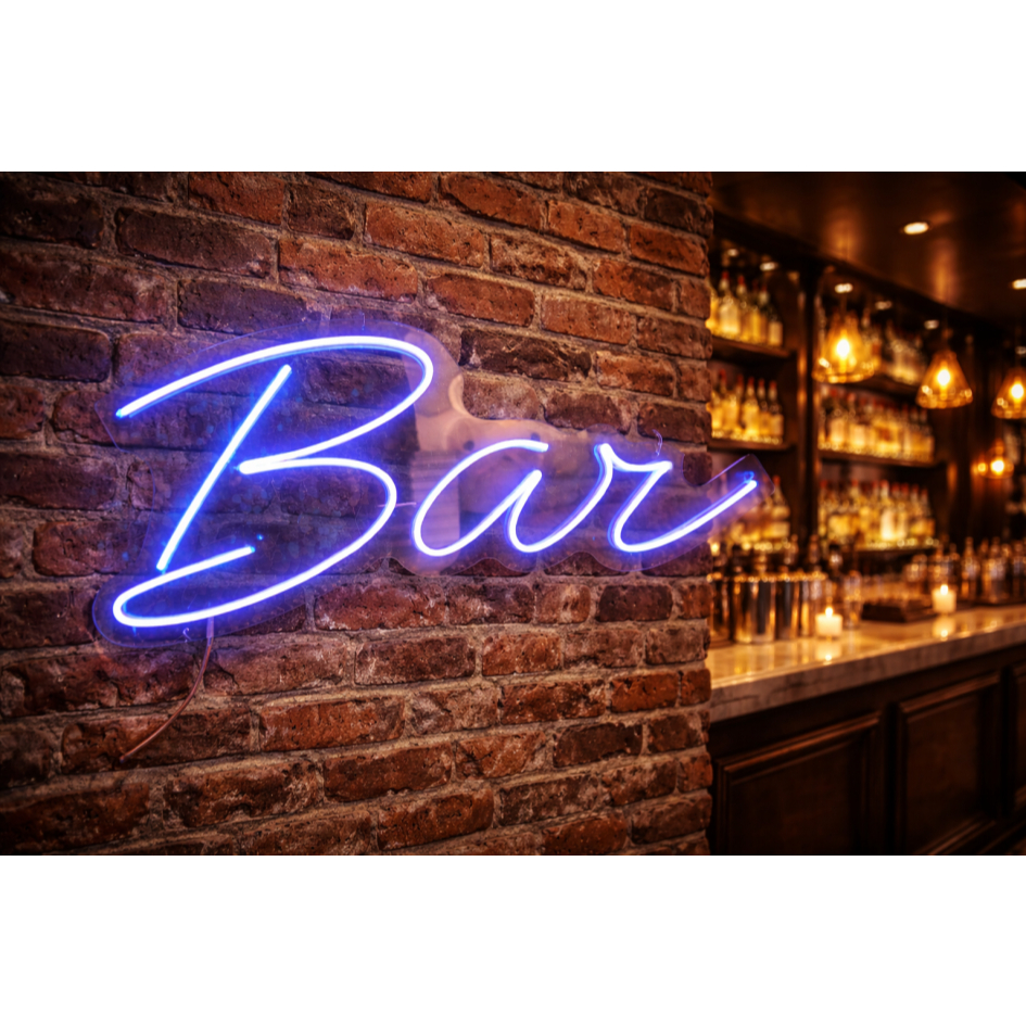 Luminária LED Neon Decorativa Bar 50cm