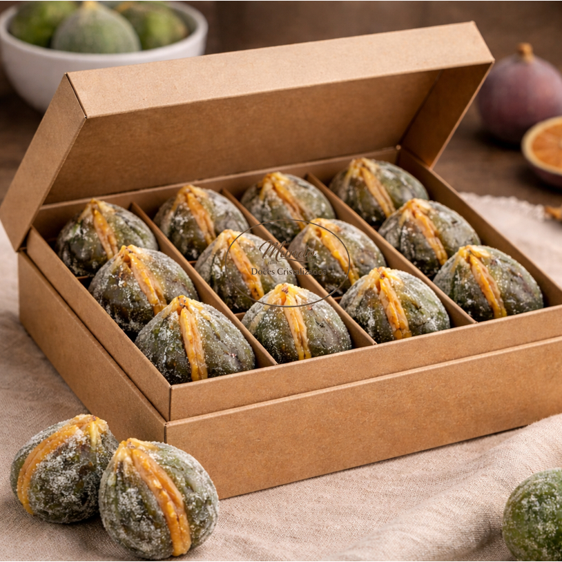 Figo Cristalizado Premium recheado com doce leite 250 gr. em Oferta na Shopee