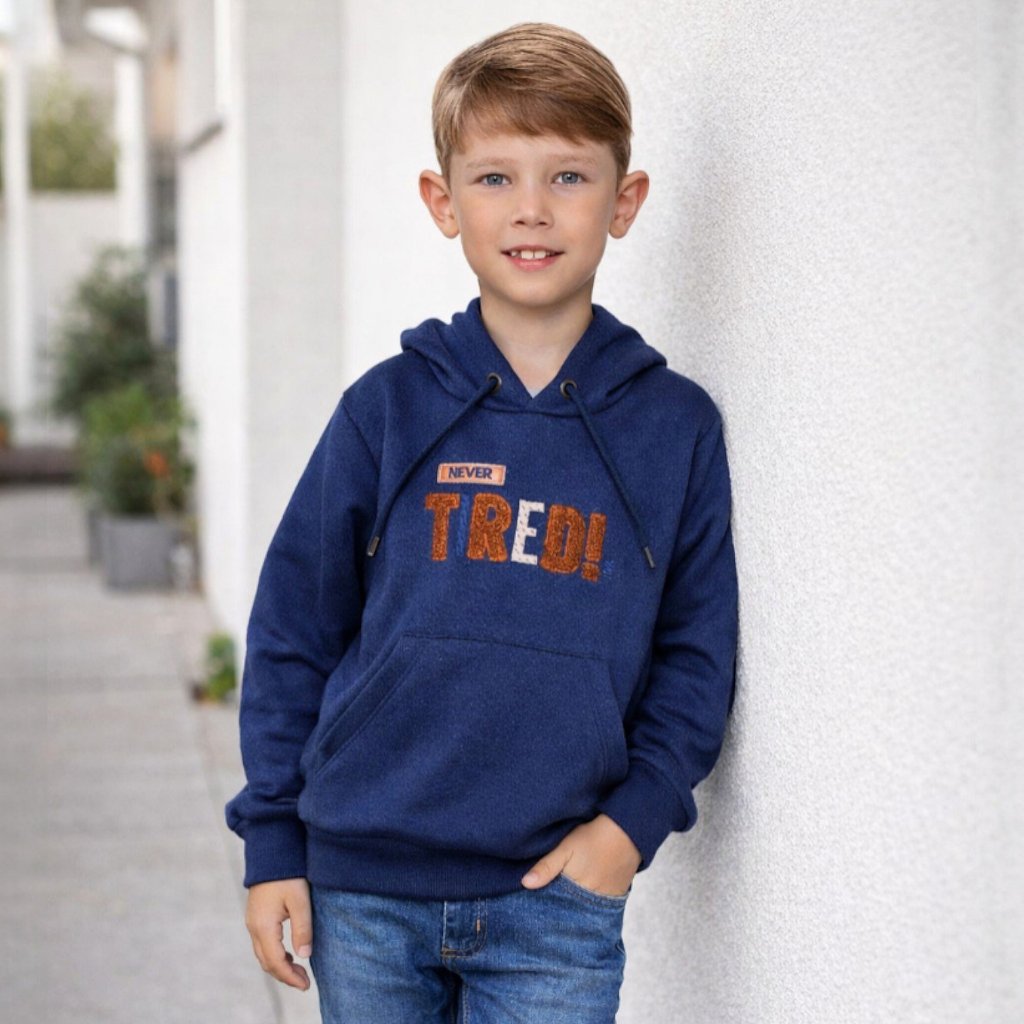 Casaco Canguru Infantil Moletom Premium Grosso Bolso Bordado Capuz