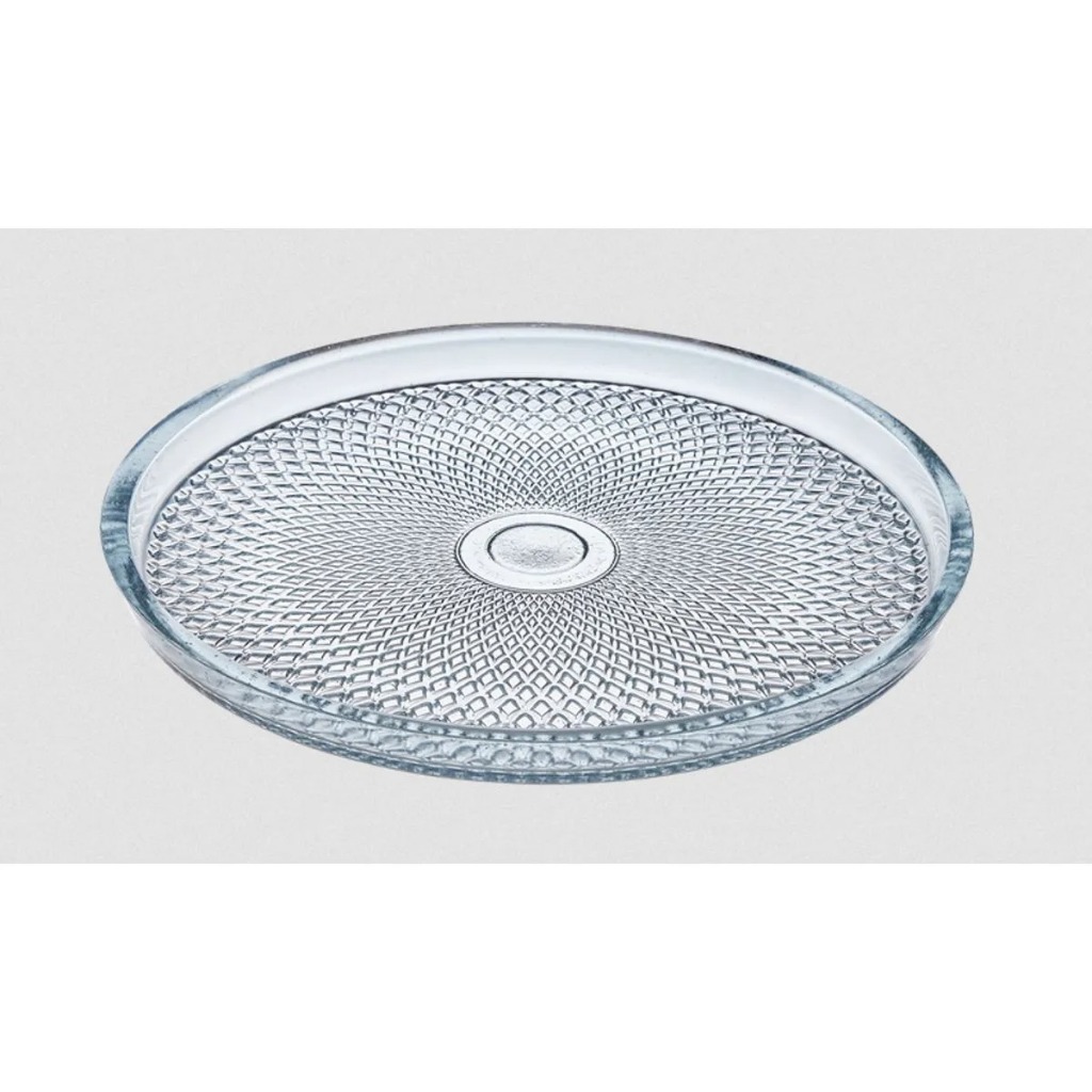 Prato Para Bolo De Vidro S/pé 28cm Vitazza Boleira Base Porta Petisco