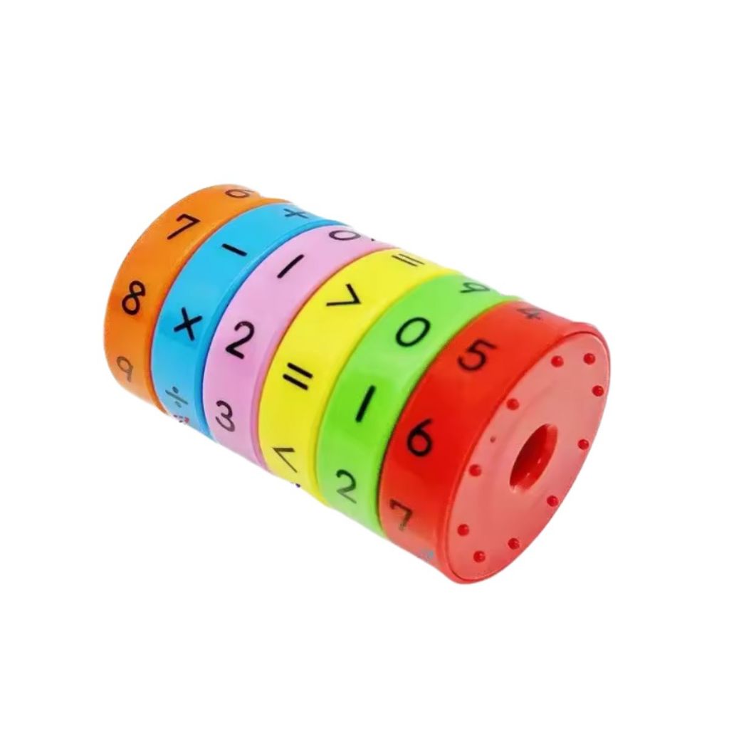 Cilindro Mágico da Matemática Magnético EducaMente Brinquedo Pedagógico Tabuada TDAH Autismo Montessori Original