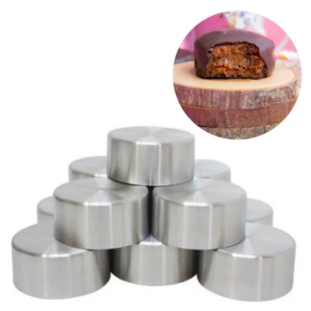 Forminha Pão de Mel N°1 Kit com 48 Unidades em Alumínio (Diâmetro 5cm) em Oferta na Shopee