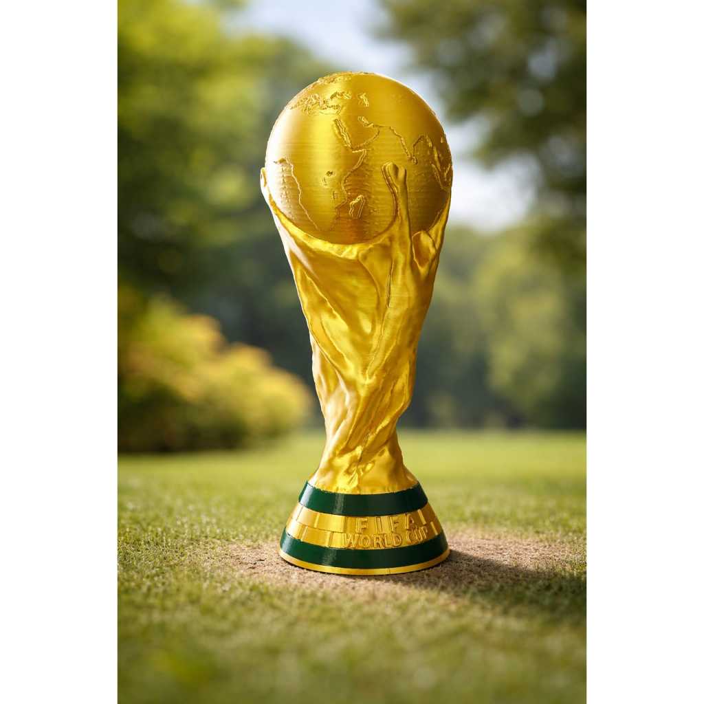 Taça/Troféu Copa do mundo FIFA 2026 decorativa 24cm | Decoração futebol