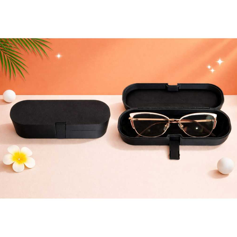 Case Estojo para Óculos Premium Rígido Slim - Protetor de Óculos Moderno