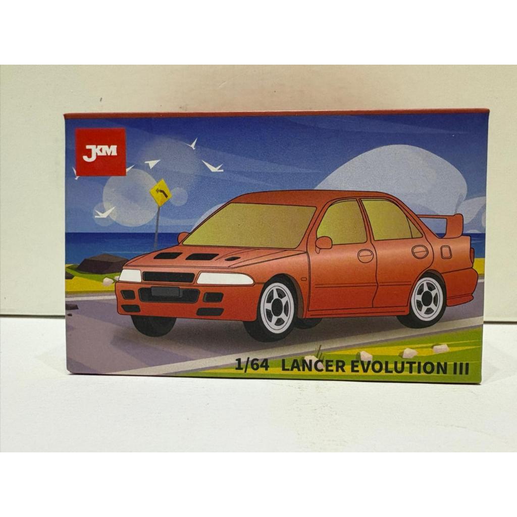 Miniatura Mitsubishi Lancer Evolution III JKM 1:64 Diecast JDM