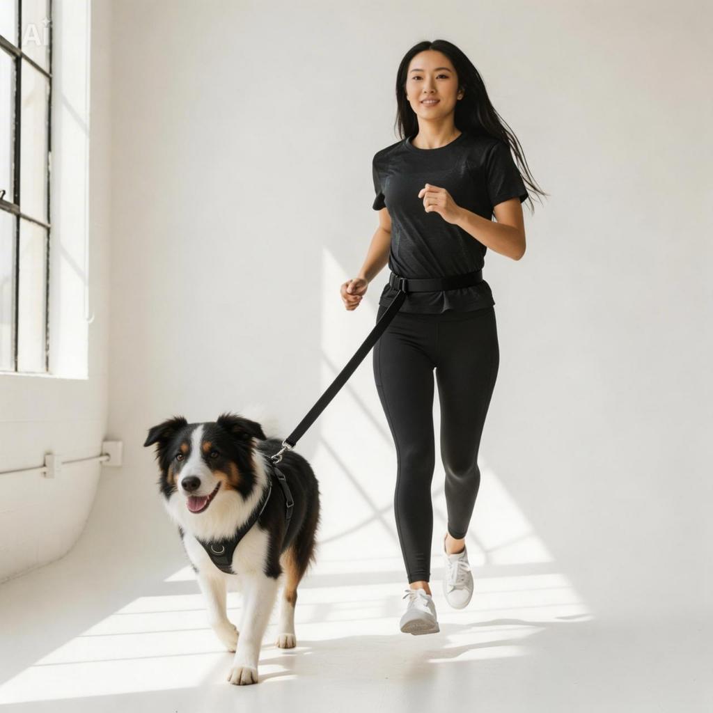 kit coleira regulável + guia para passeio mãos livres para cachorro resistente reforçada em Oferta na Shopee