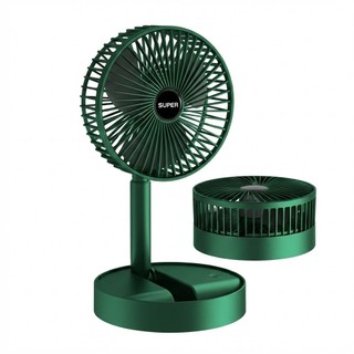 Ventilador Portátil Dobrável 180° USB Recarregável 6h de Uso Silencioso 3 Velocidades Mes…