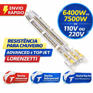 Resistência de Chuveiro Lorenzetti Advanced e Top Jet – 7500W 6400W / 220V 110W em Oferta na Shopee