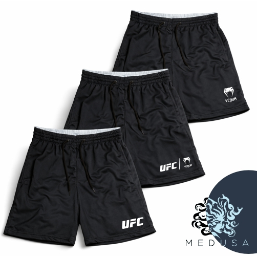 Kit 3 Bermudas Dry Fit UFC Masculina Leve, Confortável Tecido Respirável Corrida Treino em Oferta na Shopee