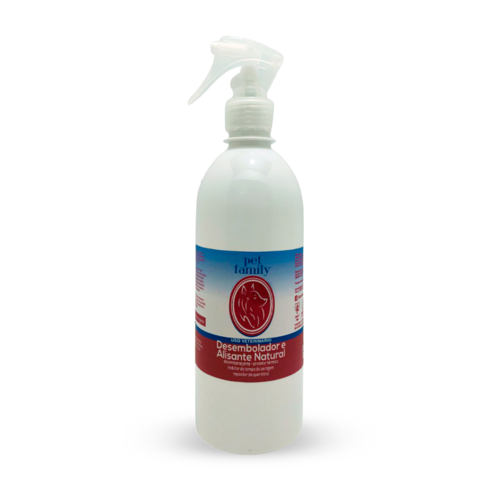 Alisante Natural Pet 500ml Desembaraçante Protetor Térmico Pelo Macio